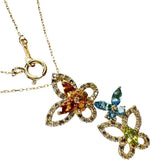 バタフライモチーフ シトリン/ブルートパーズ/ペリドット 0.50ct ネックレス K18ゴールド 18金 2.1g 45.5cm レディース
【中古】【真子質店】【NN】




【MaIK】