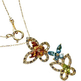 バタフライモチーフ シトリン/ブルートパーズ/ペリドット 0.50ct ネックレス K18ゴールド 18金 2.1g 45.5cm レディース
【中古】【真子質店】【NN】




【MaIK】