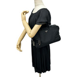 【PRADA/普拉达】BR0435 三角标手提包 尼龙 黑色/银色五金 女士【中古】【真子质店】【BL】




【TMox】