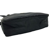 [PRADA] Triangle Plate Camera Bag Shoulder Bag Nylon Black/Silver Hardware Ladies [Used] [Makoto Shiten] [BL]

[MaSY]