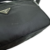 [PRADA] Triangle Plate Camera Bag Shoulder Bag Nylon Black/Silver Hardware Ladies [Used] [Makoto Shiten] [BL]

[MaSY]