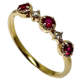 5号 ルビー ダイヤモンド リング・指輪 K10ゴールド 10金 1.0g レディース
【中古】【真子質店】【NN】




【Kx】