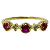 5号 ルビー ダイヤモンド リング・指輪 K10ゴールド 10金 1.0g レディース
【中古】【真子質店】【NN】




【Kx】