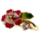 11号 エナメル フラワー 花　 ピンクサファイア 0.08ct リング・指輪 K18ゴールド 18金 2.5g レディース
【中古】【真子質店】【NN】




【DIMi】