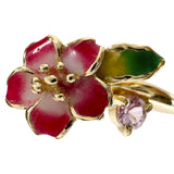 11号 エナメル フラワー 花　 ピンクサファイア 0.08ct リング・指輪 K18ゴールド 18金 2.5g レディース
【中古】【真子質店】【NN】




【DIMi】