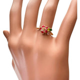 11号 エナメル フラワー 花　 ピンクサファイア 0.08ct リング・指輪 K18ゴールド 18金 2.5g レディース
【中古】【真子質店】【NN】




【DIMi】