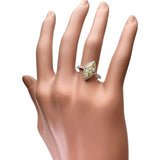 12号 钻石（估计为艳彩黄-SI2级） 1.226ct 钻石 0.43ct 戒指 Pt900铂金 3.1g 女士
【二手】【真子质店】【NN】




【IKYx】