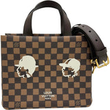 【LOUIS VUITTON/ルイ・ヴィトン】 ダミエ N40810 ファレル×NIGO ショッパートート MINI Limited Edition 2WAYハンド＆ショルダー トートバッグ PVC ブラウン/ゴールド金具 レディース【中古】【真子質店】【BL】




【DxST】