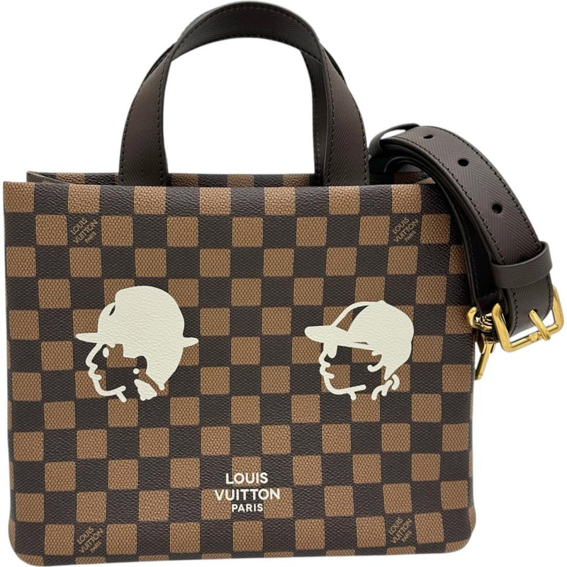 LOUIS VUITTON ダミエ トートバッグN48108美品 LOUIS VUITTON/ルイ・ヴィトン】 ダミエ N40810 ファレル×NIGO