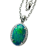 Black Opal 7.90ct Diamond 0.56ct Necklace Pt900 Platinum/Pt850 Platinum 18.9g 50cm Ladies
【Used】【Makoto Shiten】【NN】




【MaKSMo】