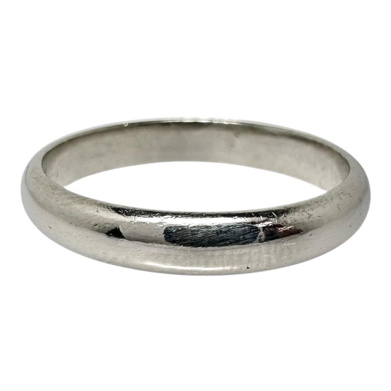 12号 甲丸 リング・指輪 Pt1000プラチナ 3.8g レディース 【中古 