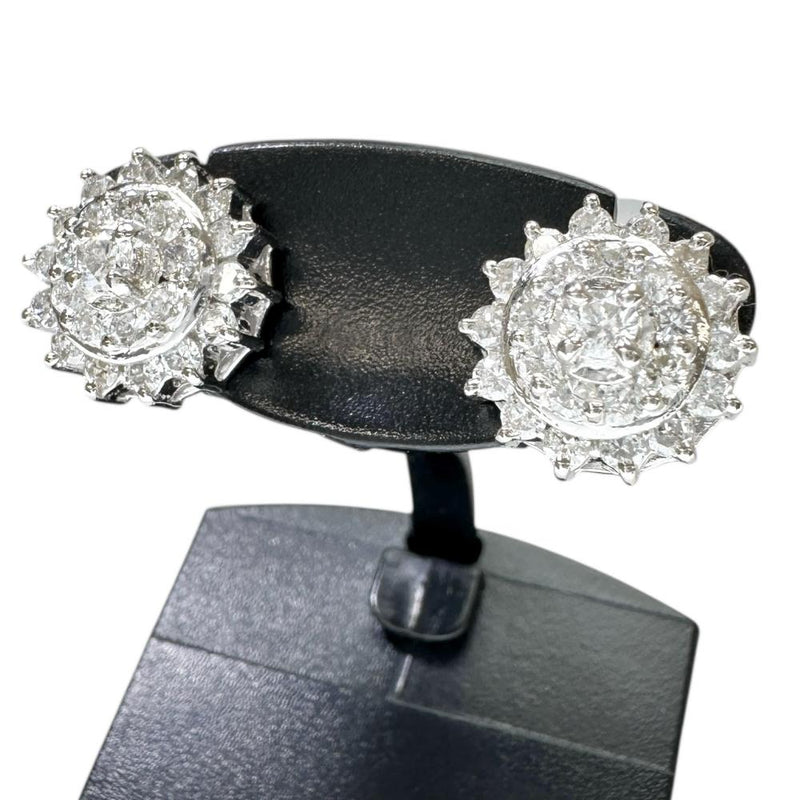 ダイヤモンド 0.52/0.52ct ピアス Pt900プラチナ 4.2g レディース