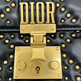 [Christian Dior] Addict Studs Chain Shoulder Bag, Leather, Black Leather/Gold Hardware, Ladies [Used] [Makoto Shichiten] [BL]

[IxTMa]