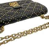 [Christian Dior] Addict Studs Chain Shoulder Bag, Leather, Black Leather/Gold Hardware, Ladies [Used] [Makoto Shichiten] [BL]

[IxTMa]