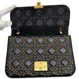 [Christian Dior] Addict Studs Chain Shoulder Bag, Leather, Black Leather/Gold Hardware, Ladies [Used] [Makoto Shichiten] [BL]

[IxTMa]