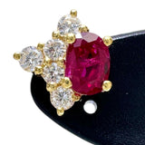 ビルマ産非加熱ピジョンブラッドルビー 0.70/0.60ct ダイヤモンド 0.19/0.19ct ピアス K18ゴールド 18金 2.1g レディース
【中古】【真子質店】【NN】




【IxIT】