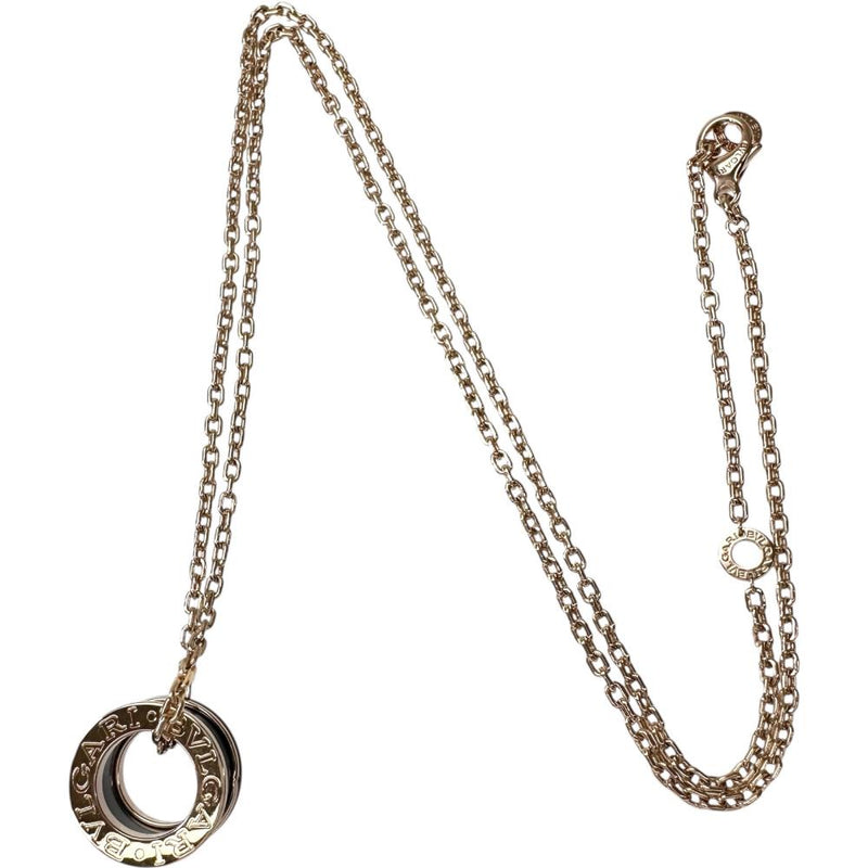 BVLGARI/ブルガリ】 ネックレス B-ZERO1 ブラック K18PGピンクゴールド 