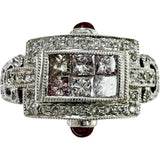 Size 12.5 Diamond 0.80ct Ruby Ring K18WG White Gold 18K 7.3g Ladies
[Used] [Makoto Shichiten] [NN]




[IDKD]
