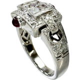 Size 12.5 Diamond 0.80ct Ruby Ring K18WG White Gold 18K 7.3g Ladies
[Used] [Makoto Shichiten] [NN]




[IDKD]