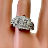 Size 12.5 Diamond 0.80ct Ruby Ring K18WG White Gold 18K 7.3g Ladies
[Used] [Makoto Shichiten] [NN]




[IDKD]