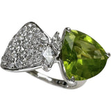 Size 12 Peridot 3.43ct Diamond 0.91ct Ring K18WG 18K White Gold 6.6g Ladies
[Used] [Makoto Shichiten] [NN]




[IDDI]