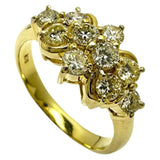 Diamond Total 1.00ct Ring K18 Gold 18k 4.4g Ladies Size 11.5
[Used] [Makoto Shiten] [NN]

[IxxI]