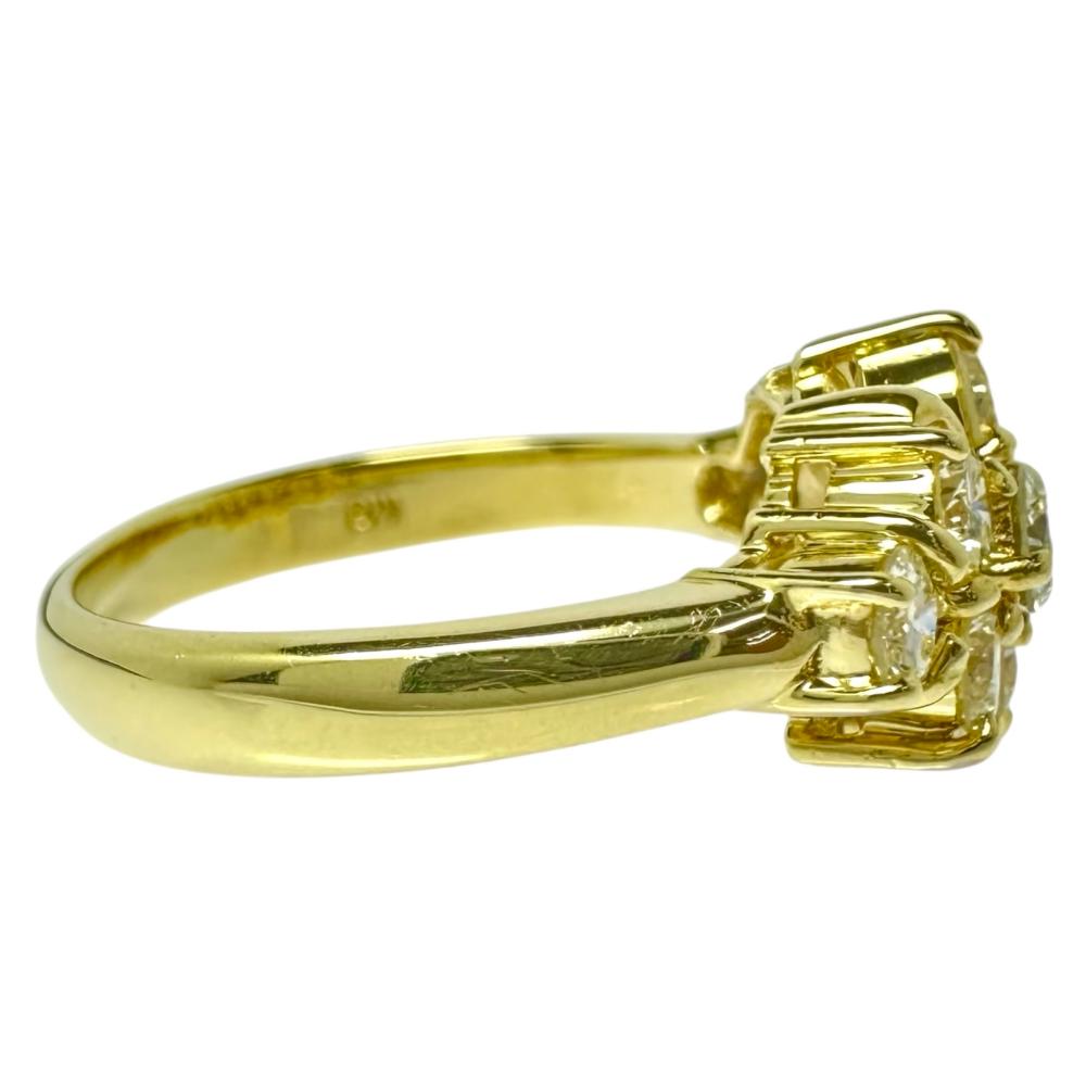 11.5号 ダイヤモンド 計1.00ct リング・指輪 K18ゴールド 18金 4.4g