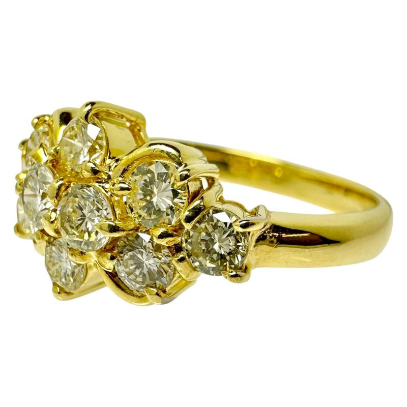 11.5号 ダイヤモンド 計1.00ct リング・指輪 K18ゴールド 18金 4.4g