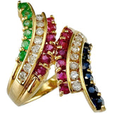 13.5号 ルビー/サファイア/エメラルド ダイヤモンド 計0.29ct リング・指輪 K18ゴールド 18金 6.7g レディース
【中古】【真子質店】【NN】




【ITKY】