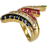 13.5号 ルビー/サファイア/エメラルド ダイヤモンド 計0.29ct リング・指輪 K18ゴールド 18金 6.7g レディース
【中古】【真子質店】【NN】




【ITKY】