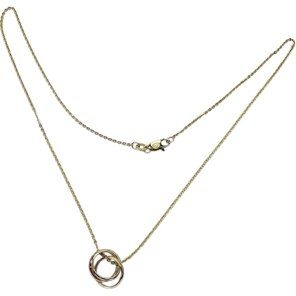 CARTIER/カルティエ】 ダイヤモンド ネックレス トリニティ K18