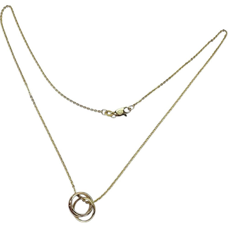 CARTIER/カルティエ】 ダイヤモンド ネックレス トリニティ K18