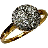 11号【Pomellato/ポメラート】 サッビア　スモール ダイヤモンド リング・指輪 K18ゴールド 18金 2.2g レディース
【中古】【真子質店】【BL】




【ITDMa】