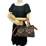 【LOUIS VUITTON】 M43481 Monogram Manhattan 2-Way Shoulder Bag Handbag PVC Brown/Gold Hardware Women's [Used] [Makoto Shichiya] [BL]

【TMaIx】