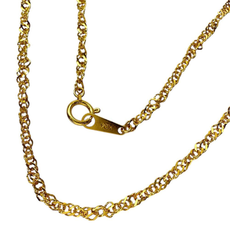 24金 ネックレス レディース 中古 ティファニー TIFFANY Co K24 K18