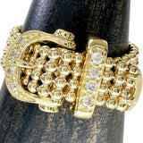 18号 ベルトモチーフ ダイヤモンド 0.08ct ルビー 0.05ct リング・指輪 K18ゴールド 18金 4.9g レディース
【中古】【真子質店】【NN】




【SxT】