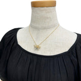 蝶/バタフライモチーフ アクアマリン ダイヤモンド ネックレス K18ゴールド 18金 5.4g 40cm レディース
【中古】【真子質店】【NN】




【SDY】