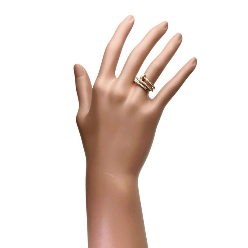 12号【CARTIER/カルティエ】 ジュストアンクル ダブル セミパヴェ