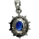 蓝宝石 0.484ct 钻石 0.35ct 吊坠 Pt铂金（纯度约65%～70%）2.0g 女士
【二手】【真子质店】【NN】




【TKMo】