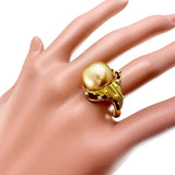 Size 16 Aurora Moon Rainbow South Sea Golden Pearl 12.9mm Diamond 0.04ct Ring K18 Gold 18K 8.6g Ladies
【Used】【Makoto Shichiten】【NN】




【IMaTx】
