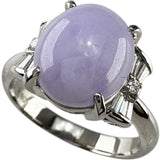 14号 ラベンダーヒスイ（翡翠） 5.26ct ダイヤモンド 0.22ct リング・指輪 Pt900プラチナ 8.3g レディース
【中古】【真子質店】【NN】




【IIMoMo】