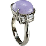 14号 ラベンダーヒスイ（翡翠） 5.26ct ダイヤモンド 0.22ct リング・指輪 Pt900プラチナ 8.3g レディース
【中古】【真子質店】【NN】




【IIMoMo】