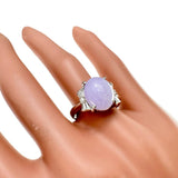 14号 ラベンダーヒスイ（翡翠） 5.26ct ダイヤモンド 0.22ct リング・指輪 Pt900プラチナ 8.3g レディース
【中古】【真子質店】【NN】




【IIMoMo】