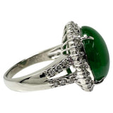 Size 19 Jade 11.13ct Diamond Total 0.80ct Ring Pt900 Platinum 13.8g Ladies
[Used][Makoto Shinjuku Store][NN]




[TYDx]