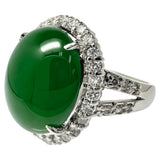 Size 19 Jade 11.13ct Diamond Total 0.80ct Ring Pt900 Platinum 13.8g Ladies
[Used][Makoto Shinjuku Store][NN]




[TYDx]