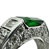 10.5号 グリーントルマリン 1.05ct ダイヤモンド 計0.51/計0.14ct リング・指輪 K18WGホワイトゴールド 18金 4.8g レディース
【中古】【真子質店】【NN】




【STD】