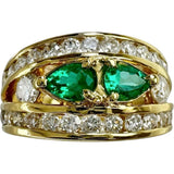 10.5号 祖母绿 0.41ct 钻石 1.10ct 戒指 K18黄金 18K金 7.4g 女款
【中古】【真子质店】【NN】




【IMoMoI】