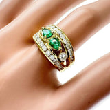 10.5号 祖母绿 0.41ct 钻石 1.10ct 戒指 K18黄金 18K金 7.4g 女款
【中古】【真子质店】【NN】




【IMoMoI】