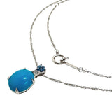 绿松石 1.61ct 蓝锥矿 0.05ct 钻石 0.02ct 项链 K18WG白金 18K 1.9g 42cm 女士
【二手】【真子质店】【NN】




【MaxMi】