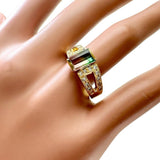 16.5号 バイカラートルマリン 1.48ct ダイヤモンド 0.24ct リング・指輪 K18ゴールド 18金 5.7g レディース
【中古】【真子質店】【NN】




【IIxx】